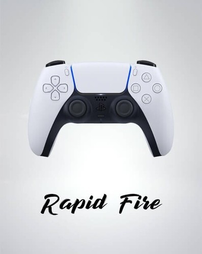 Manette rapid fire ps5 blanc - fire,